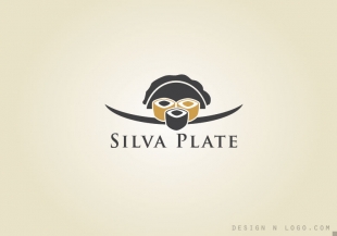 Silva Plate restaurant logo design