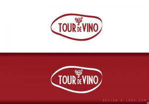 Tour de Vino logo design