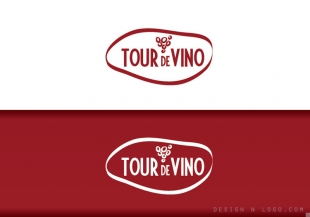 Tour de Vino logo design